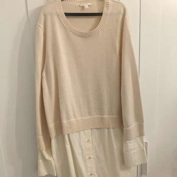 cos cream dress MINI LINEN-BLEND WRAP DRESS - CREAM